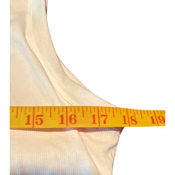 OGL White NWT Slinky Square Open-Back Brami Tank Top xl - Picture 6 of 9